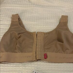 Tan Front-Closure Bra